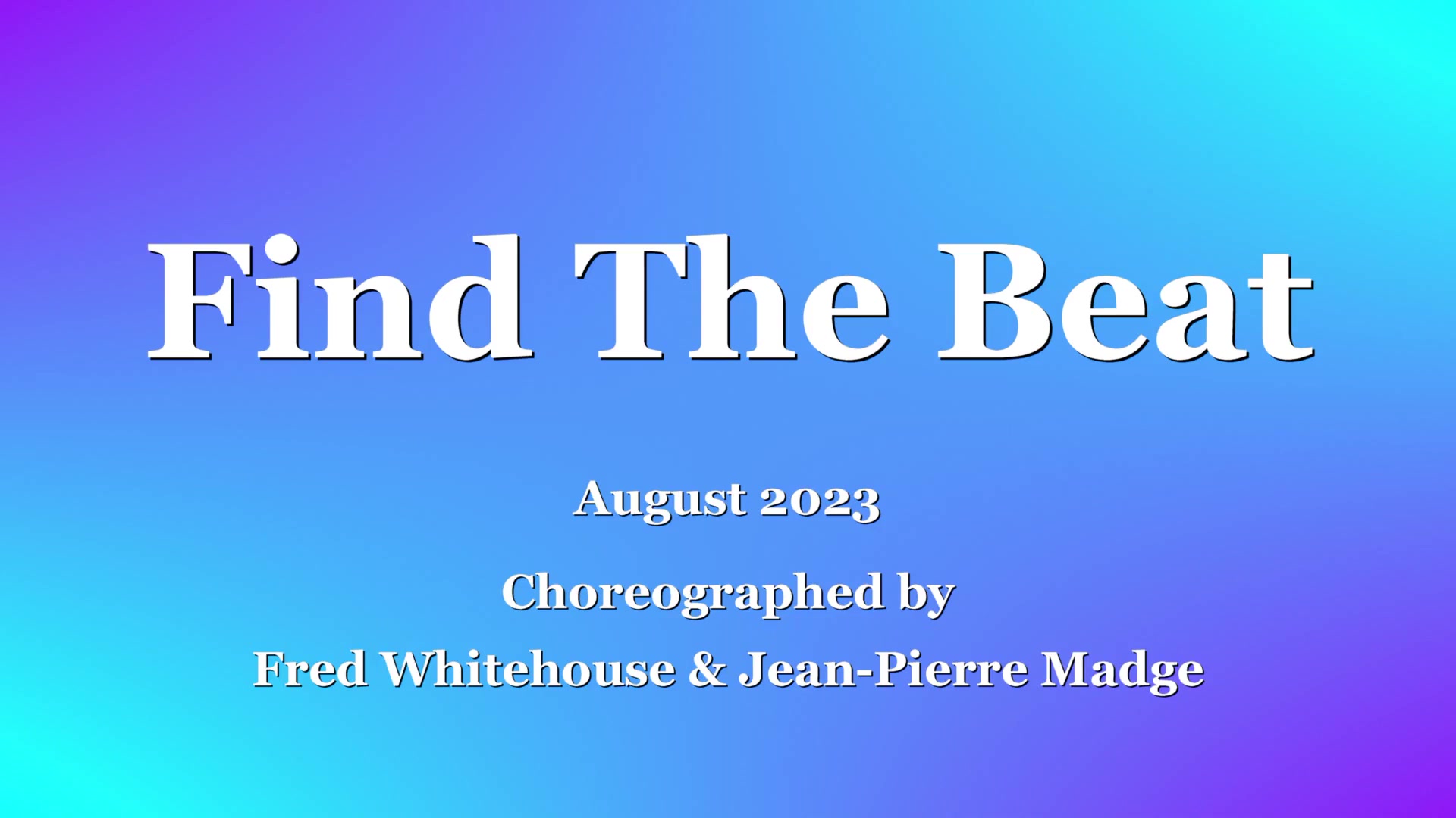 Find The Beat (WDM23) - Line Dance (Dance & Teach in English & 中文).mp4